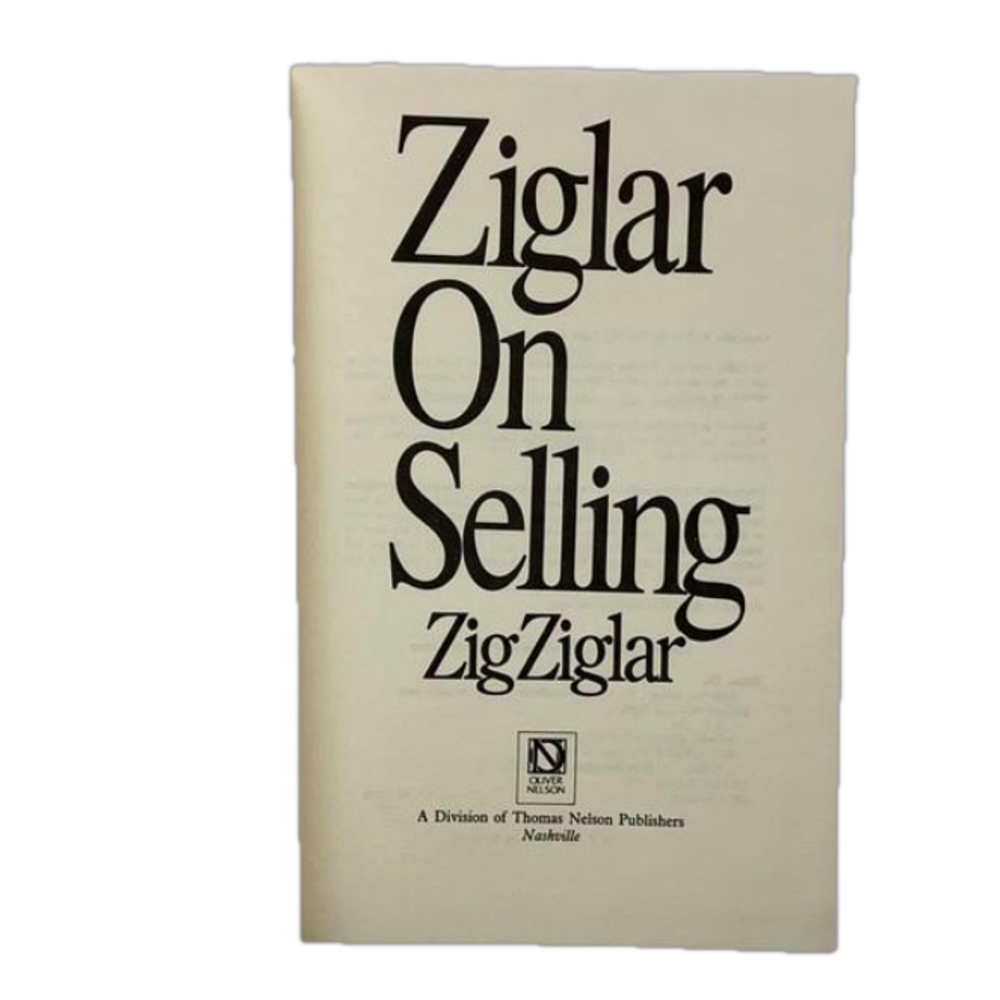Ziglar On Selling by Zig Ziglar Hardback Book